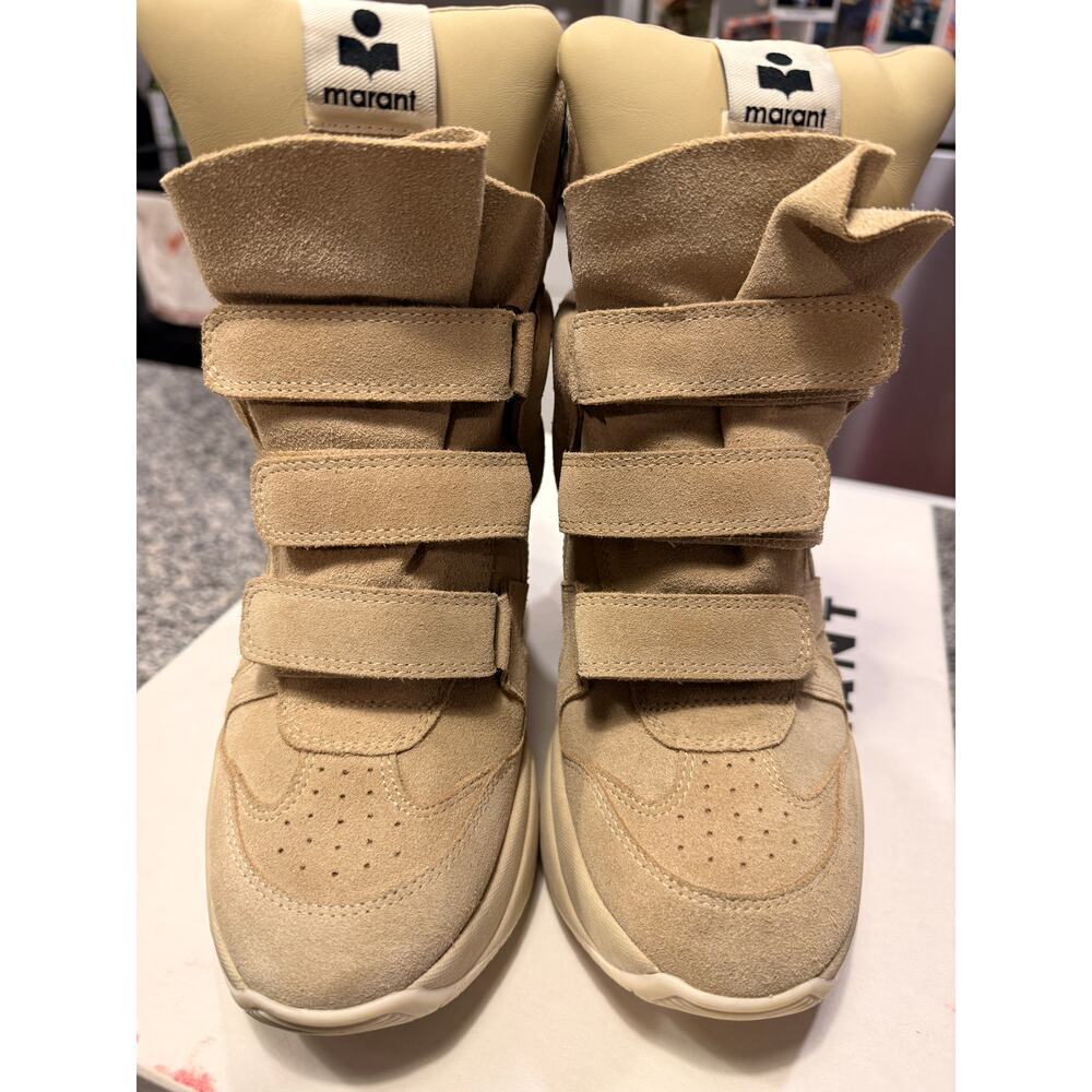 Isabel Marant Suede Balskee Sneakers - Picture 3 of 9